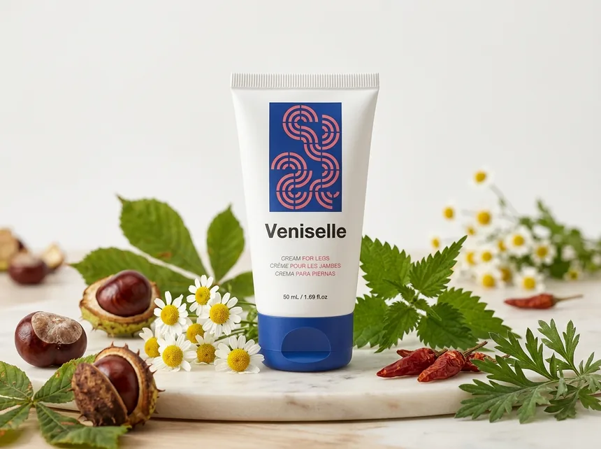 Rutina de seară pentru picioare obosite — cremă Veniselle